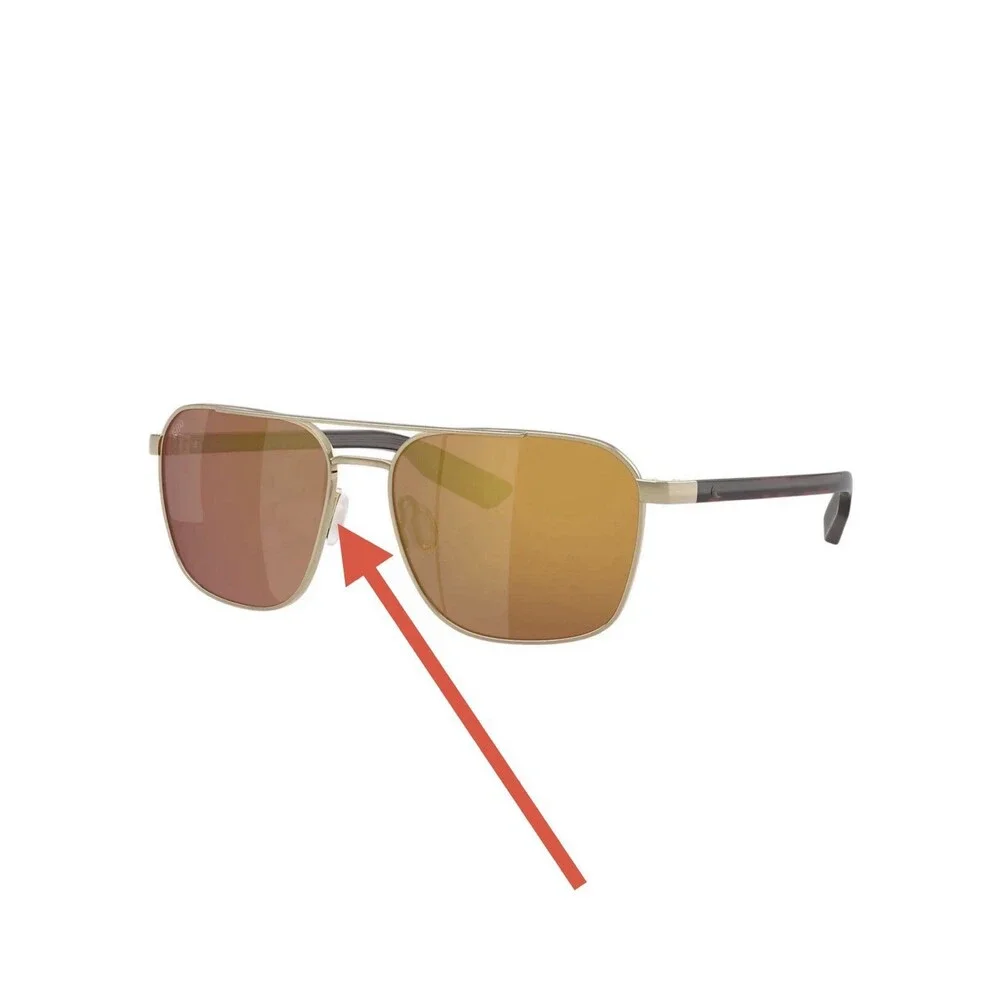 Costa Del Mar WADER 6S4003 Sunglasses Soft Silicon Replacement Nose Pads 1-Pair